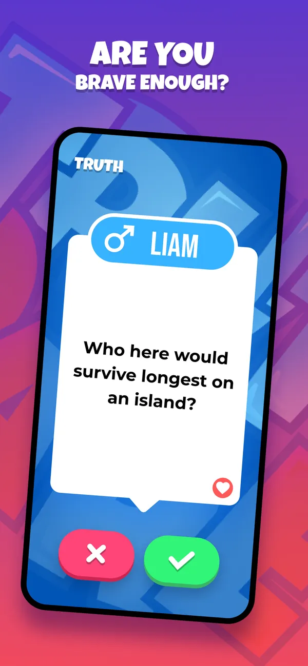 Truth or Dare: truth card